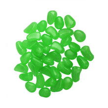 Load image into Gallery viewer, 50Pcs Glow in the Dark Garden Pebbles Glow Stones Rocks for Walkways Garden Path Patio Lawn Garden Yard Decor Luminous stones

